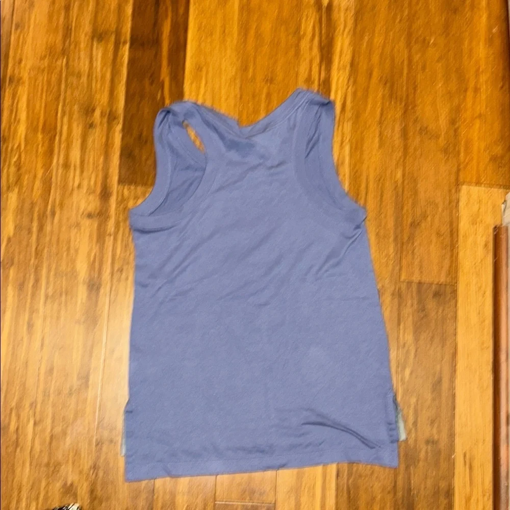 Nike Women’s Tank Top in Blue with Slogan